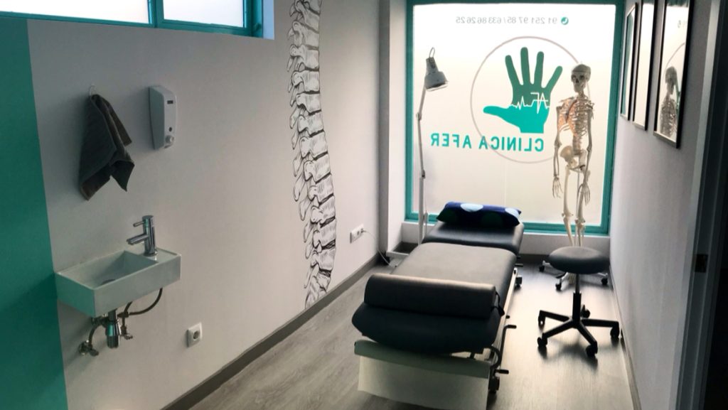 Sala de fisioterapia de Clínica AFER en Villaverde