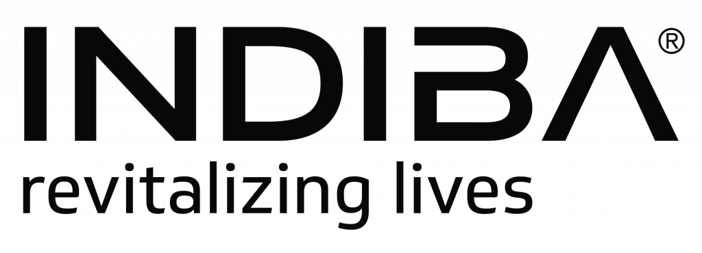 Logotipo de INDIBA, tecnología disponible en Clínica AFER
